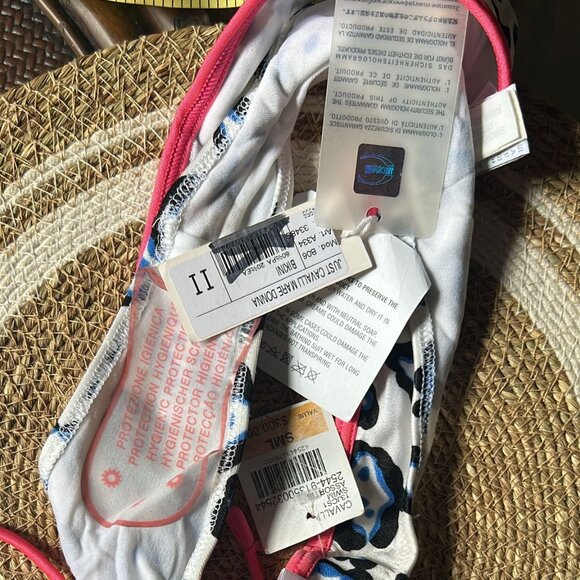 $300 JUST CAVALLI  swimsuit beachwear size 42 Italy , 6 Us - Picture 5 of 13